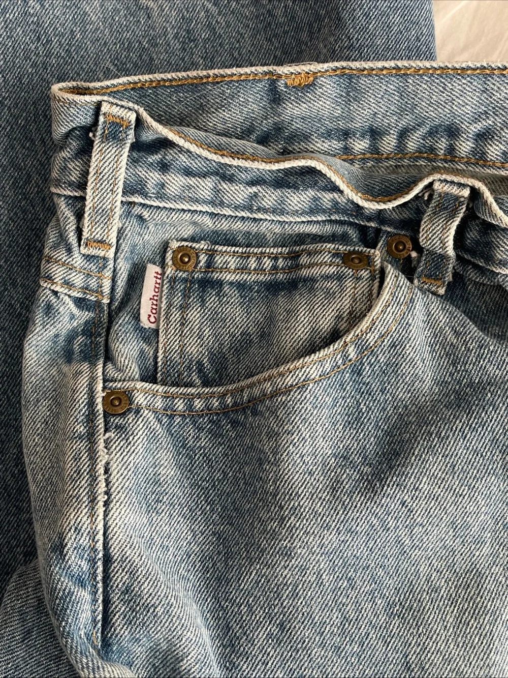 VTG Carhartt Men’s Jeans B160 DST Relaxed Fit 42x32 Workwear Utility
